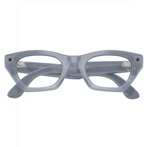 Умные Очки Ray-Ban Meta Zena Gen 3, Polished Milky Grey Lilac, Clear/Copper Transitions, Размер M