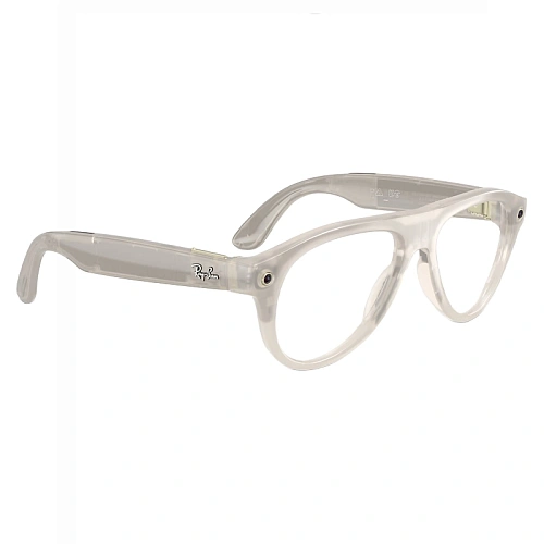 Умные Очки Ray-Ban Meta Aviator Gen 3, Polished Milky Warm Beige, Clear/Brown Transitions, Размер M