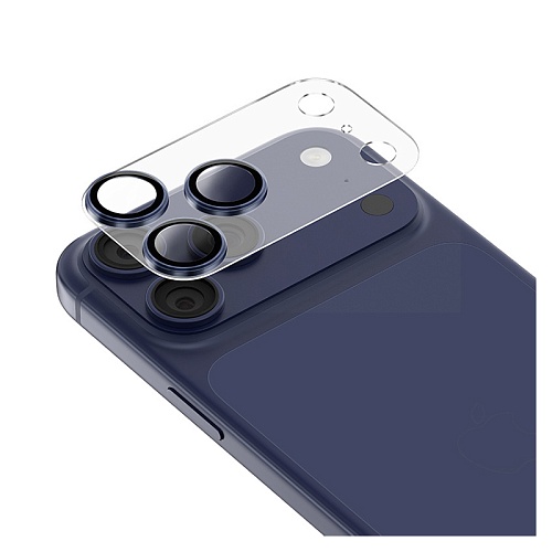 Линзы Защитнные На Камеру Для iPhone 17 Pro Max Keephone Reggio Lens, Синий