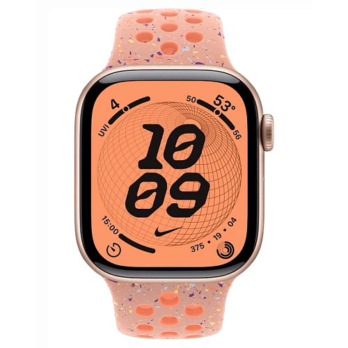 Apple Watch Series 11, 42 мм, корпус алюминий розовое золото, Nike Sport Band, альпийский розовый