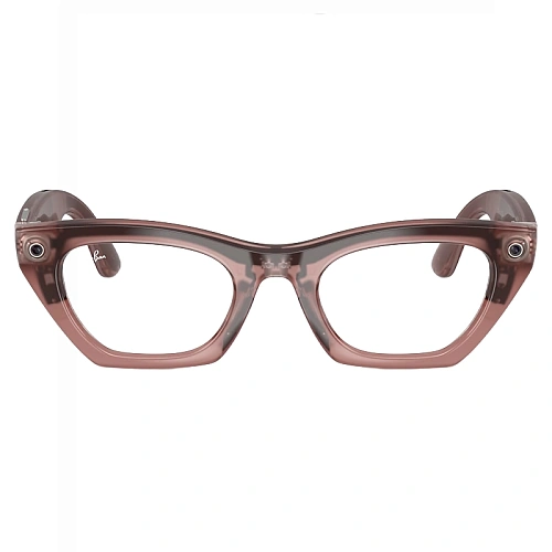 Умные Очки Ray-Ban Meta Zena Gen 3, Polished Milky Pink Blush, Clear/Grey Transitions, Размер M