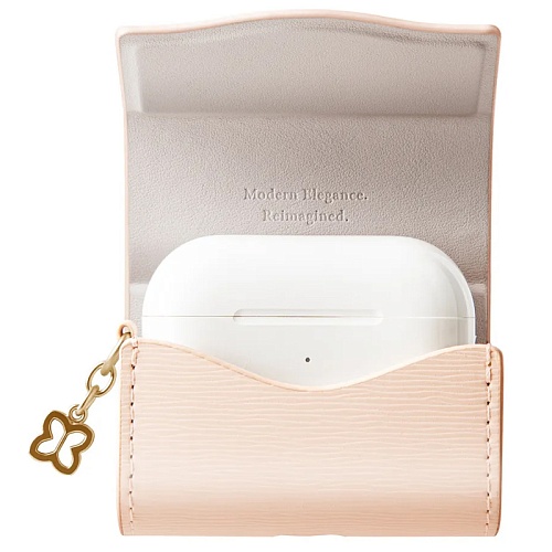 Чехол Airpods Pro 1/2/3 Uniq COEHL Mirelle Wallet case, светло-розовый