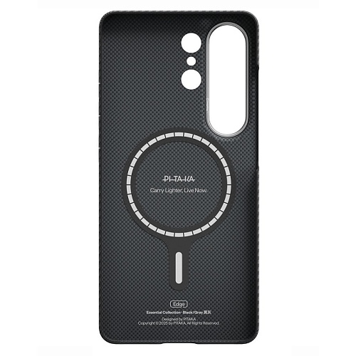 Чехол Для Samsung S26 Ultra Pitaka Ultra-Slim Magsafe, черный/серый