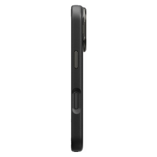 Чехол iPhone 17 Pro Max Uniq Heldro PRO Leatherette + FlexGrip & Camera stand MagSafe, черный