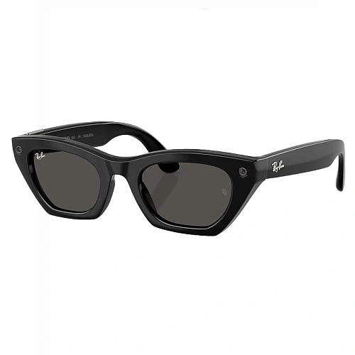 Умные Очки Ray-Ban Meta Zena Gen 3, Shiny Black, Grey, Размер M