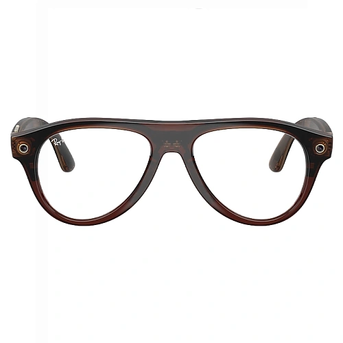 Умные Очки Ray-Ban Meta Aviator Gen 3, Polished Transparent Umber, Clear/Jade Transitions, Размер M