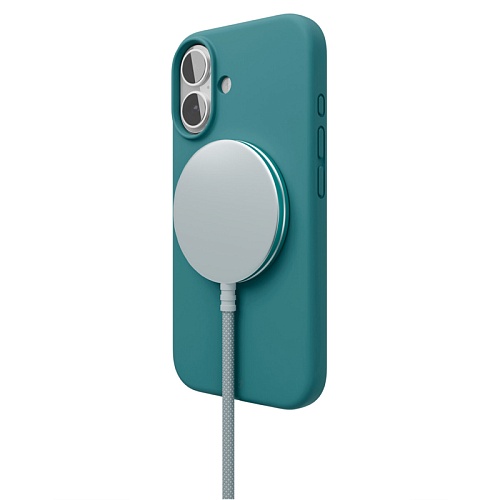 Чехол iPhone 16 vlp Aster Case С MagSafe, зеленый