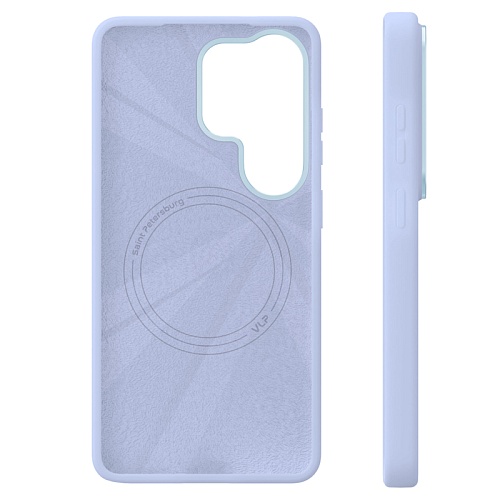 Чехол Samsung Galaxy S26 Ultra VLP Aster Pro Case с MagSafe, голубой