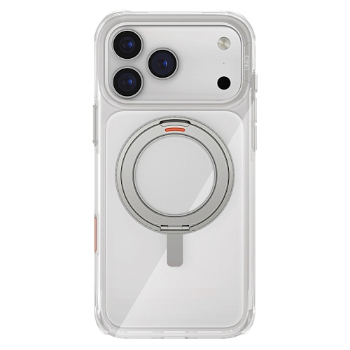 Челох iPhone 17 Pro Max Uniq Swivix with 360-Rotating stand Magsafe, прозрачный