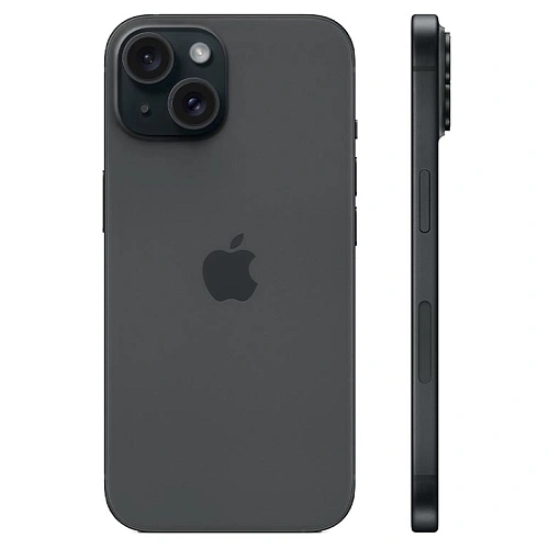 iPhone 15, 128 ГБ, черный
