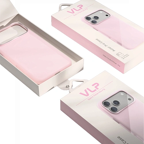 Чехол iPhone 18 Pro Max/17 Pro Max VLP Aster Pro Case с MagSafe, розовый