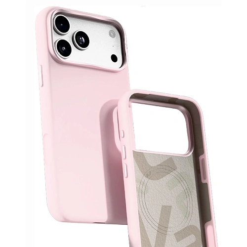 Чехол iPhone 18 Pro Max/17 Pro Max VLP Aster Pro Case с MagSafe, розовый