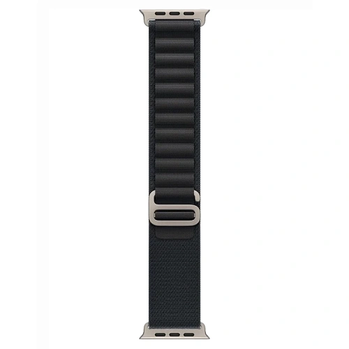 Apple Watch Ultra 3, 49 мм, корпус из натурального титана, Alpine Loop черный