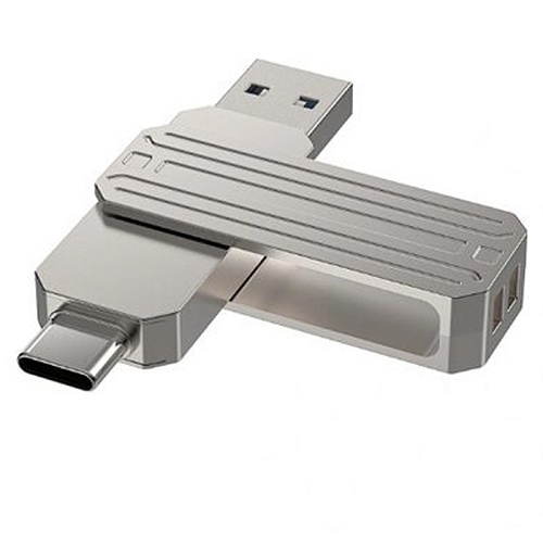 Флешка WIWU Wi-FD003,  128 ГБ, серый