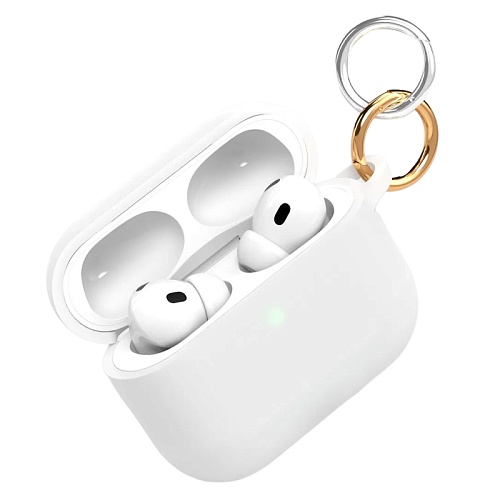 Чехол Для AirPods Pro 3 VLP Charm Case Силиконовый, белый