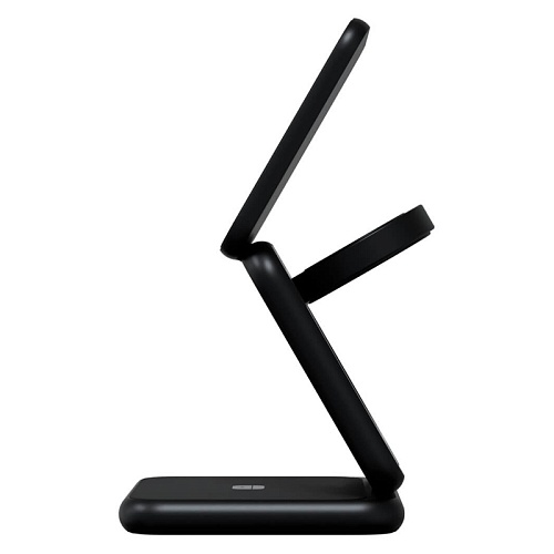 Беспроводное зарядное устройство Magssory Fold Pro 3в1, с MagSafe, совместимое с Qi2, черный