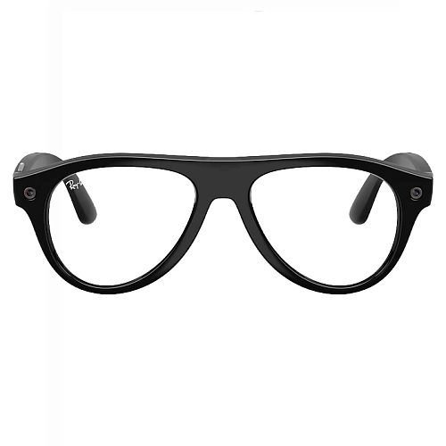 Умные Очки Ray-Ban Meta Aviator Gen 3, Shiny Black, Clear/Green Transitions, Размер M
