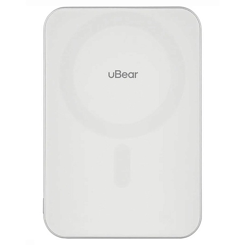 Внешний Аккумулятор uBear Slide Magnetic Power Bank 5000Мач, белый