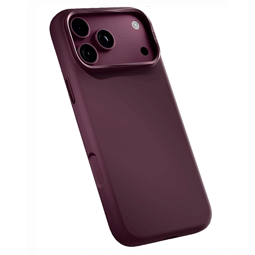Чехол iPhone 18 Pro Max/17 Pro Max VLP Aster Pro Case с MagSafe, бургунди