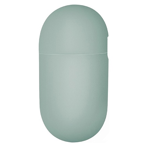 Чехол Airpods 4 Uniq LINO Liquid silicone Iceplant, зеленый