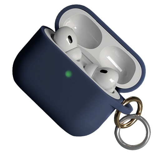 Чехол Для AirPods Pro 3 VLP Charm Case Силиконовый, темно-синий