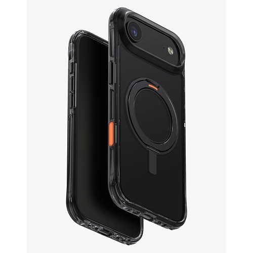 Чехол iPhone Air Uniq Swivix with 360-Rotating stand Carbon Magsafe, черный