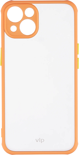 Чехол защитный VLP Matte Case для iPhone 13, оранжевый
