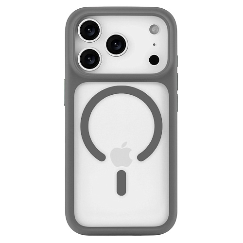 Чехол iPhone 17 Pro Max uBear Shade Case, MagSafe, серый