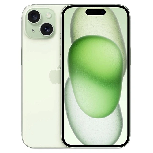 iPhone 15, 128 ГБ, зеленый