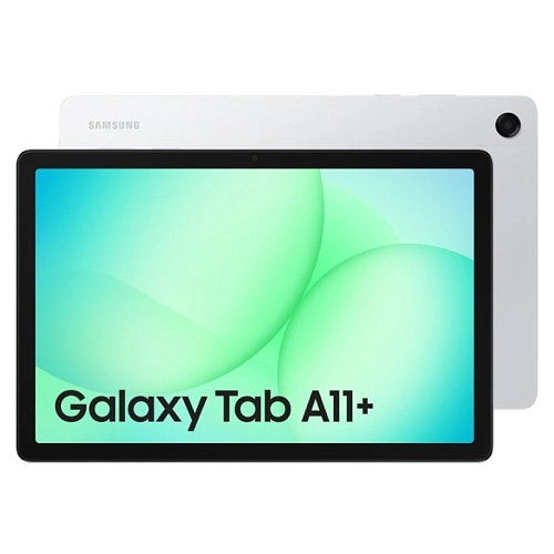 Samsung Galaxy Tab A11 Plus, Wi-Fi + Cellular, 6/128 ГБ, серебристый