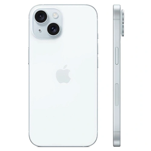 iPhone 15, 128 ГБ, голубой