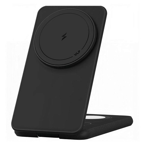 Беспроводная Зарядная Станция vlp Alum Power Pro (3В1), черный титан