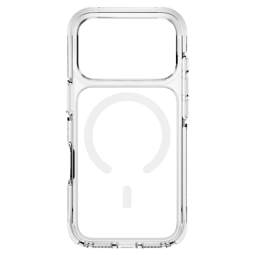Чехол iPhone 18 Pro/17 Pro Uniq Combat Blanc MagSafe, прозрачный