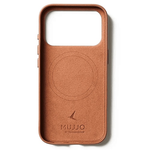 Чехол iPhone 17 Pro Max Mujjo Leather Wallet, песочный