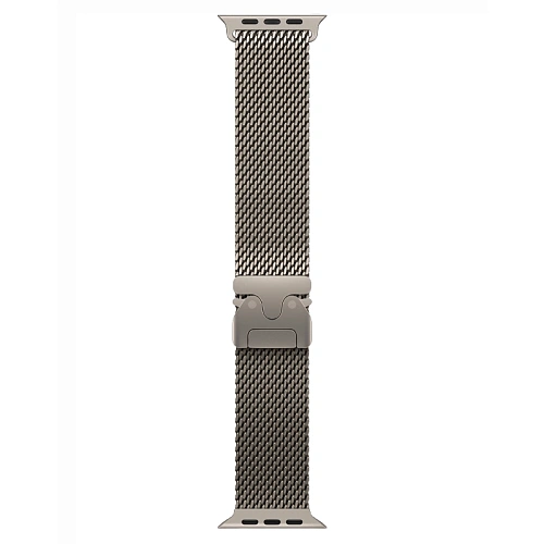 Apple Watch Ultra 4, 49 мм, корпус из натурального титана, Titanium Milanese Loop  