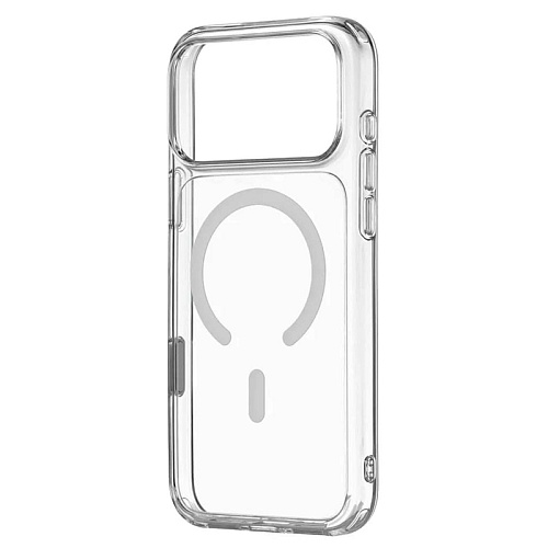 Чехол iPhone 17 Pro Gurdini Alba Series Protective with Magsafe, Прозрачный