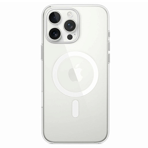 Чехол iPhone 16 Pro Max Clear Case with Magsafe, прозрачный