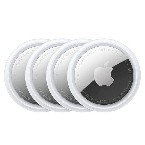 Трекер Метка Apple AirTag 2nd Gen 4 шт (Комплект), белый