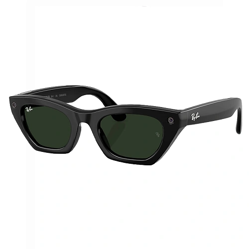 Умные Очки Ray-Ban Meta Zena Gen 3, Shiny Black, Clear/Green Transitions, Размер M