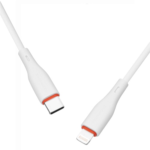 Кабель Keephone Weaveport Type-C to Lightning 27W, белый