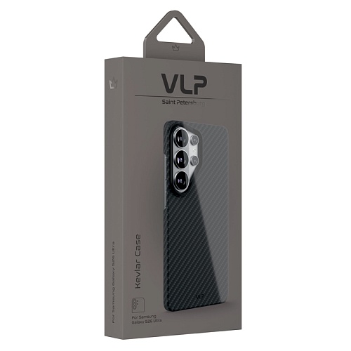 Чехол Samsung Galaxy S26 Ultra VLP Kevlar Case с MagSafe, черный