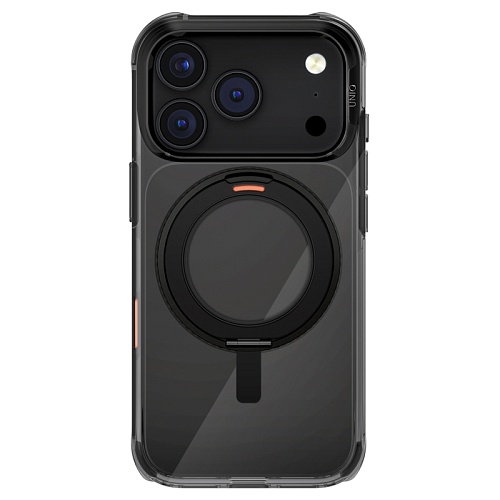 Чехол iPhone 17 Pro Max Uniq Swivix with 360-Rotating stand MagSafe, черный