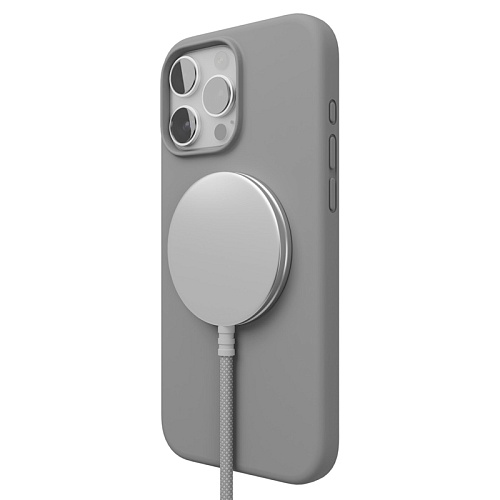 Чехол iPhone 16 Pro Max vlp Aster Case С MagSafe, серый