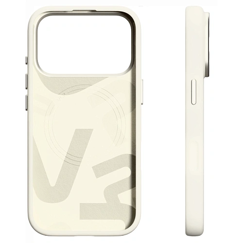 Чехол iPhone 18 Pro Max/17 Pro Max VLP Aster Pro Case с MagSafe, белый