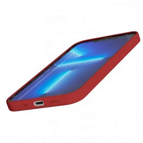 Чехол iPhone 13 mini "vlp" Silicone Case MagSafe, красный