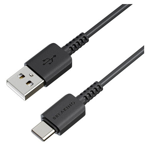 Кабель Breaking Classic USB-A - Type-C 1М, черный