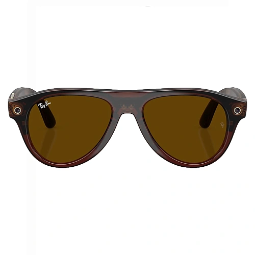Умные Очки Ray-Ban Meta Aviator Gen 3, Polished Transparent Umber, Clear/Jade Transitions, Размер M