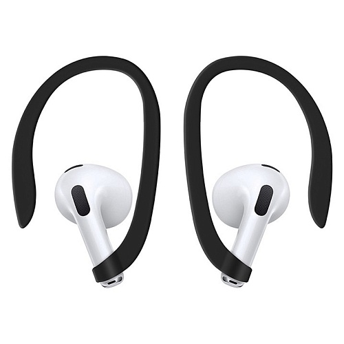 Чехол Airpods 4 Uniq NEXO Liquid silicone +carabin +Sports ear hooks Volt, оранжевый
