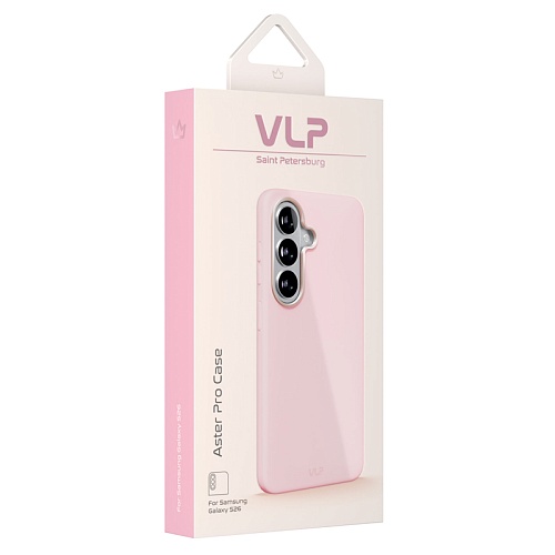 Чехол Samsung Galaxy S26 VLP Aster Pro Case с MagSafe, розовый