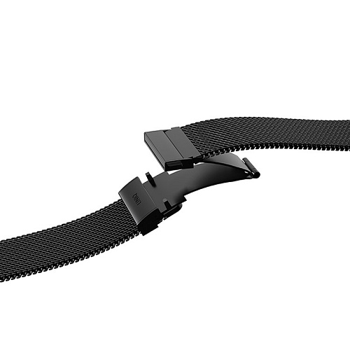 Ремешок Apple Watch 49/46/44mm Uniq Dante PRO Strap Mesh Steel, графитовый черный